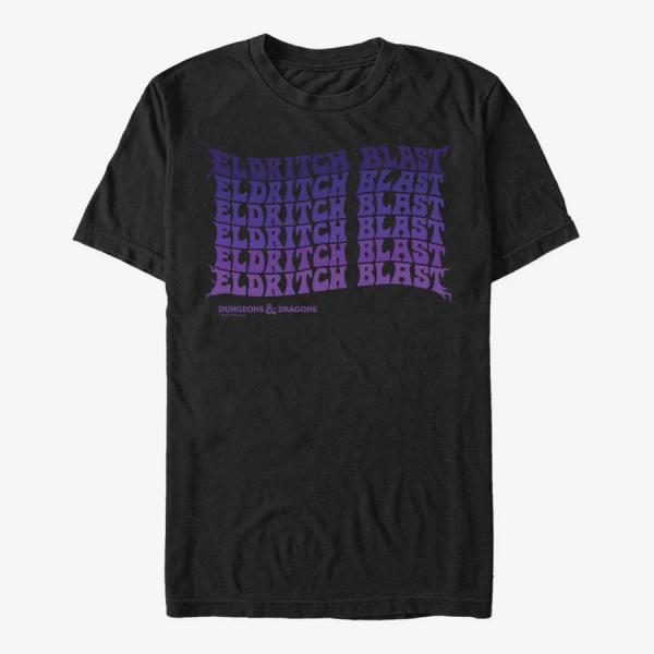 Tričko Merch Dungeons & Dragons - Way of the Warlock Unisex T-Shirt Black S