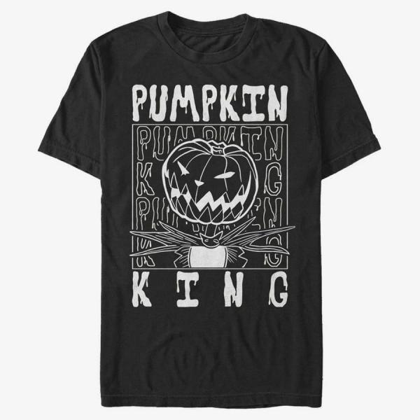 Tričko Merch Disney Classics Nightmare Before Christmas - Pumpkin King Unisex T-Shirt Black L