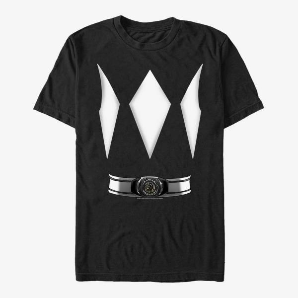 Tričko Merch Hasbro Power Rangers - Black Ranger Costume Tee Unisex T-Shirt Black S