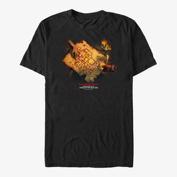 Tričko Merch Magic: The Gathering - Map Handoff Unisex T-Shirt Black L