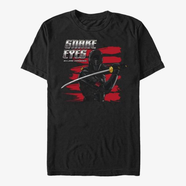 Queens Hasbro Vault Snake Eyes - Eyes Of A Hero Unisex T-Shirt Black