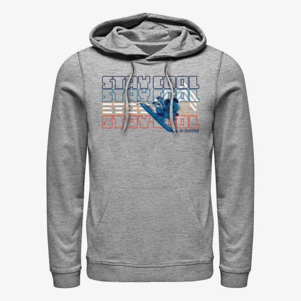 Mikina Merch Disney Classics Mickey Classic - Ski Mickey Unisex Hoodie Heather Grey S