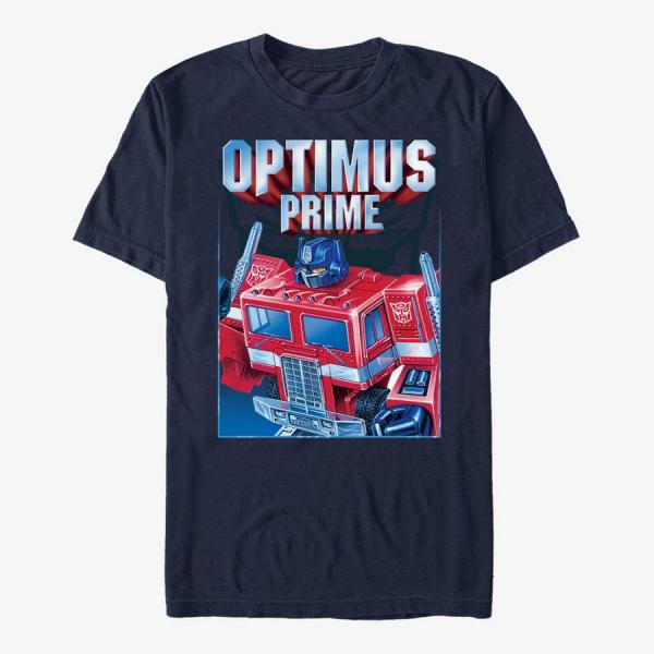 Tričko Merch Hasbro Vault Transformers - Prime Hero Unisex T-Shirt Navy Blue M