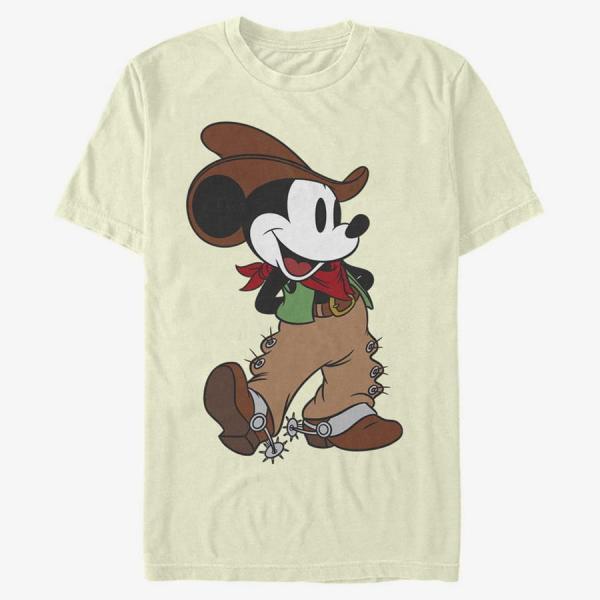 Tričko Merch Disney Classics Mickey Classic - Cowboy Mickey Unisex T-Shirt Natural L