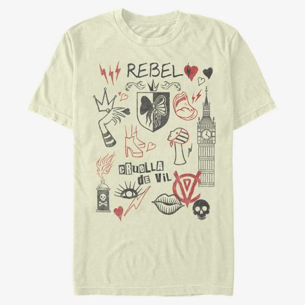 Queens Disney Classics DNCA - Rebel Queen Unisex T-Shirt Natural