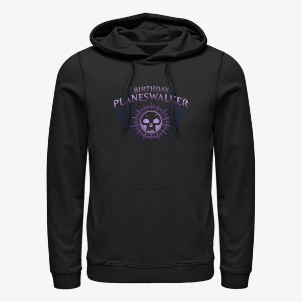 Mikina Merch Magic: The Gathering - Death Planeswalker Birthday Unisex Hoodie Black XL