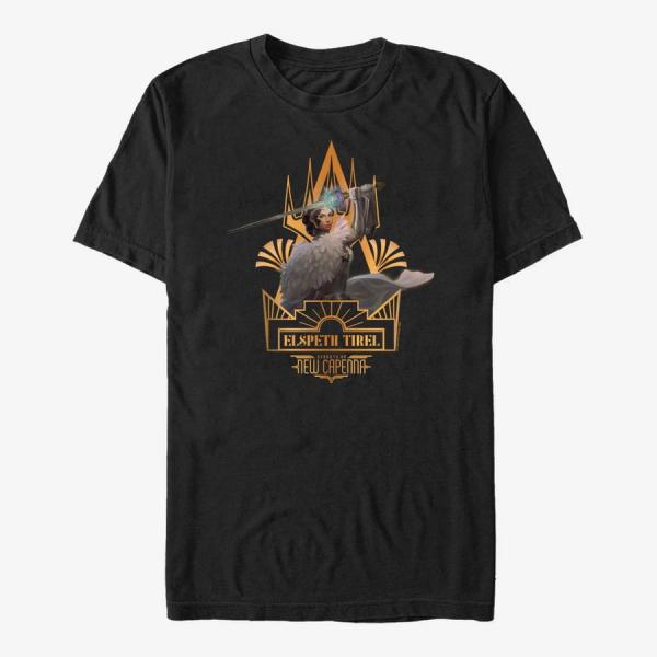 Tričko Merch Magic: The Gathering - ETirelDeco Unisex T-Shirt Black M