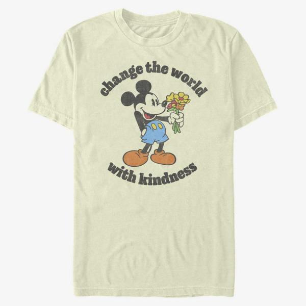 Queens Disney Classics Mickey & Friends - KINDNESS Unisex T-Shirt Natural