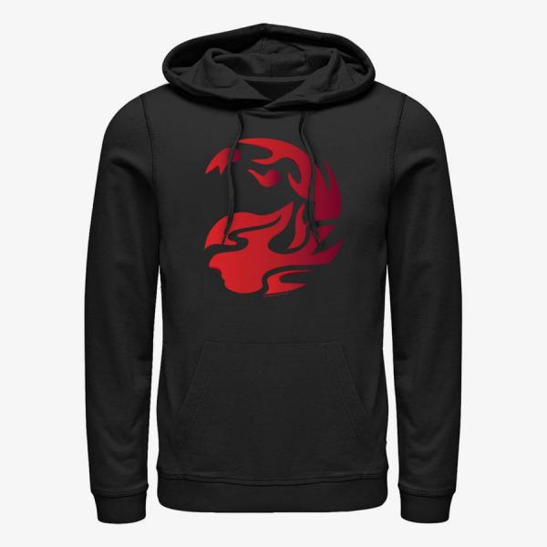 Mikina Merch Magic: The Gathering - Red Mana Symbol Unisex Hoodie Black S