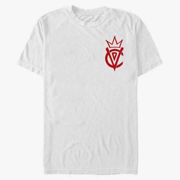 Tričko Merch Disney Classics DNCA - Cruella Emblem Unisex T-Shirt White S