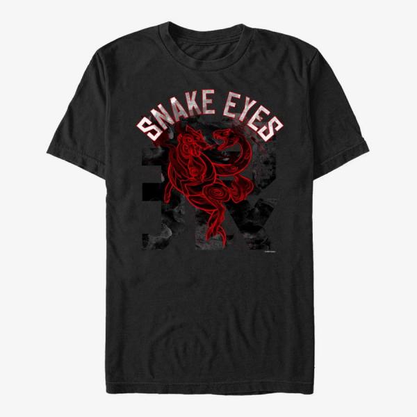 Queens Hasbro Vault Snake Eyes - Tattoo Red Unisex T-Shirt Black