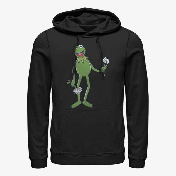 Queens Disney Classics Muppets - Big Kermit Unisex Hoodie Black