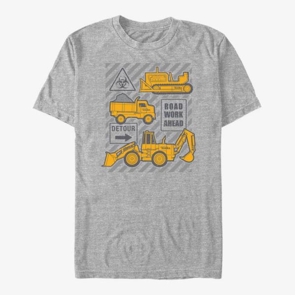 Queens Hasbro Vault Tonka - Road Work Unisex T-Shirt Heather Grey