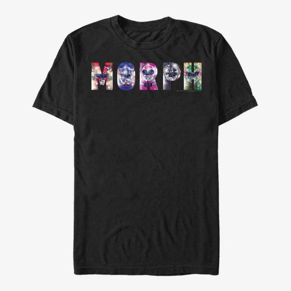 Tričko Merch Hasbro Vault Power Rangers - Morph Crew Unisex T-Shirt Black S