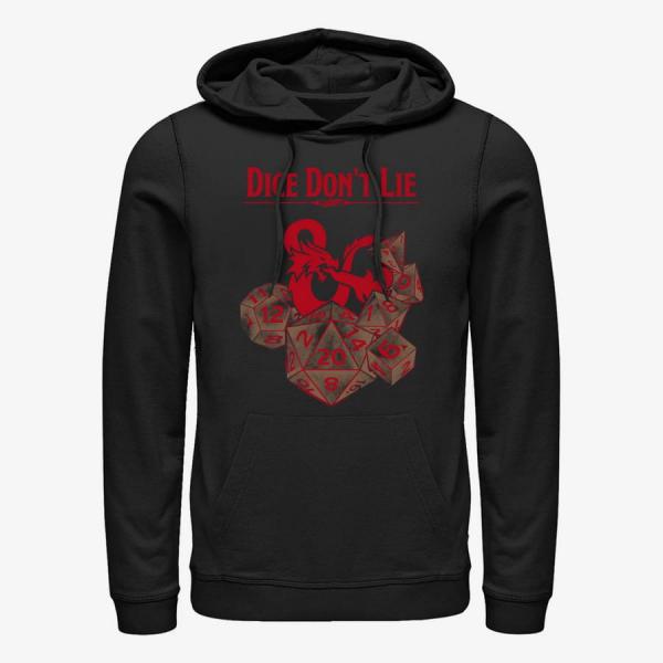 Mikina Merch Dungeons & Dragons - Dice Don't Lie Unisex Hoodie Black L
