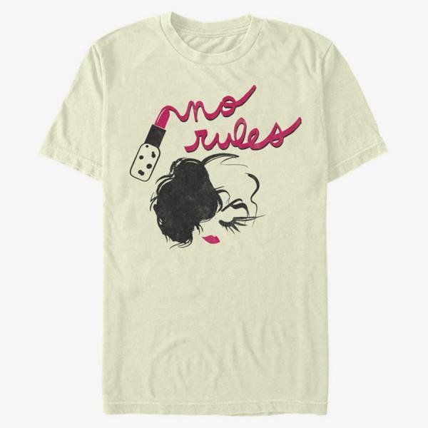 Tričko Merch Disney Classics DNCA - NO RULES Unisex T-Shirt Natural M