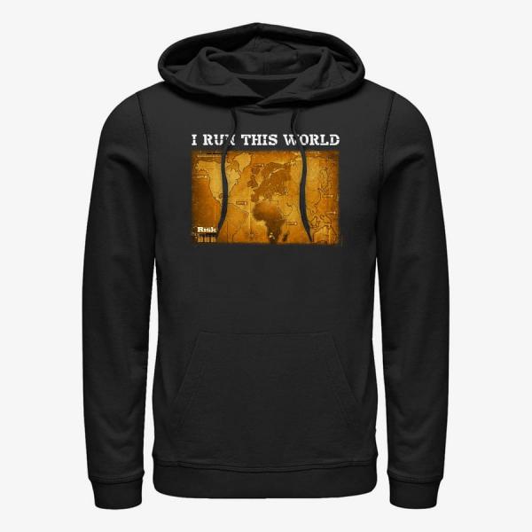Queens Hasbro Risk - I RUN THIS WORLD Unisex Hoodie Black