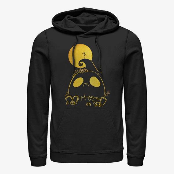 Mikina Merch Disney Classics Nightmare Before Christmas - cemetery Unisex Hoodie Black S