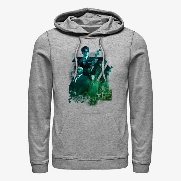 Queens Disney Classics Artemis Fowl - Group Gradient Unisex Hoodie Heather Grey