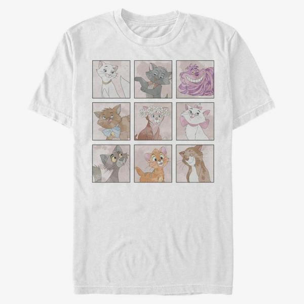 Tričko Merch Disney Classics Mickey and Friends - Disney Kitties Unisex T-Shirt White L
