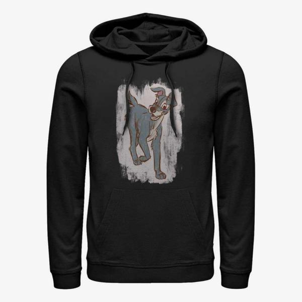 Mikina Merch Disney Classics Lady & The Tramp - Tramp Pose Unisex Hoodie Black S