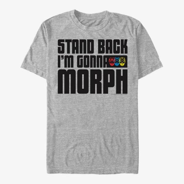 Tričko Merch Hasbro Vault Power Rangers - I'm Morphing Unisex T-Shirt Heather Grey S