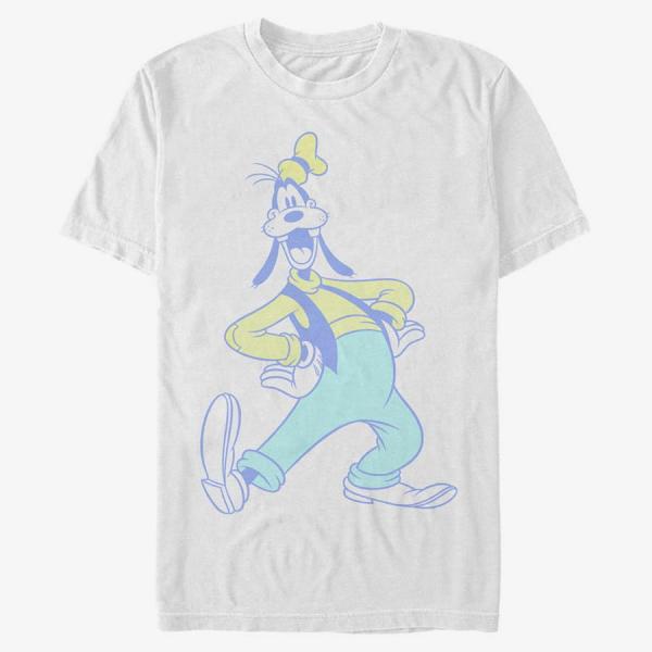 Tričko Merch Disney Classics Mickey Classic - Goofy Neon Unisex T-Shirt White S