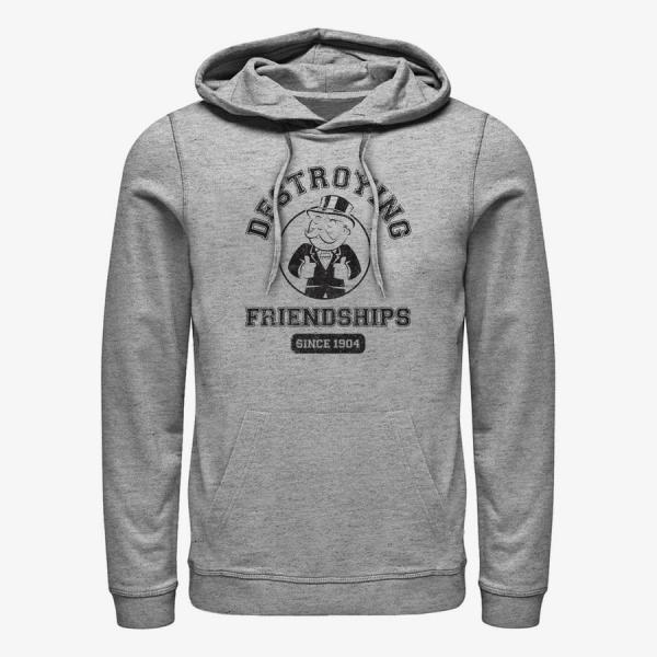 Mikina Merch Hasbro Monopoly - Friendship Destroyer Unisex Hoodie Heather Grey S