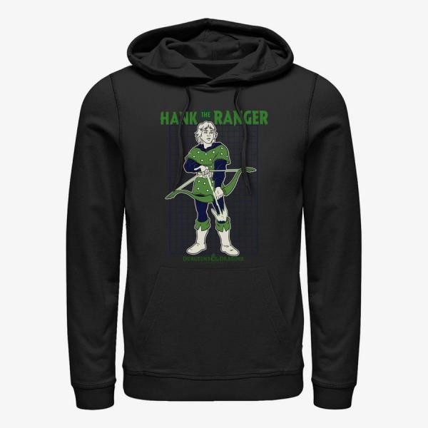 Mikina Merch Dungeons & Dragons - Ranger Schematic Unisex Hoodie Black L
