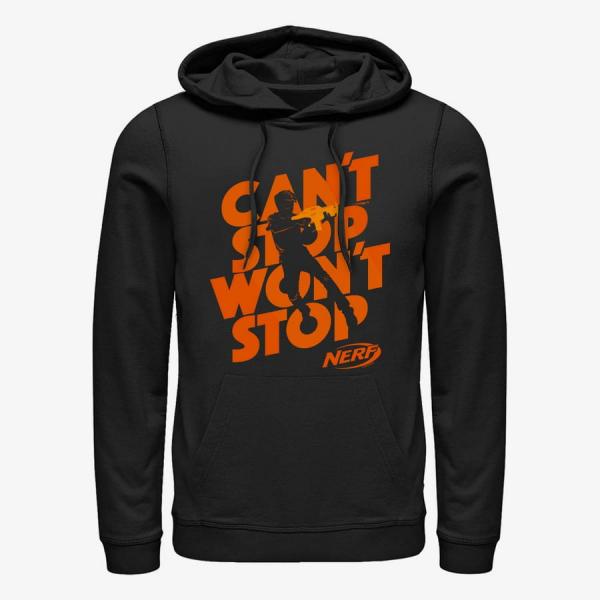 Mikina Merch Hasbro Vault Nerf - Wont Stop Silhouette Unisex Hoodie Black S