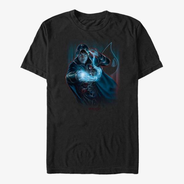 Tričko Merch Magic: The Gathering - Water Mage Unisex T-Shirt Black S