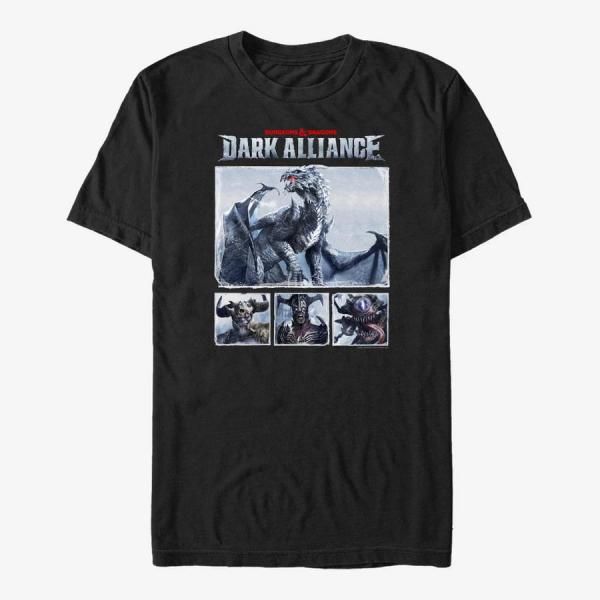 Tričko Merch Dungeons & Dragons - Dark Box Alliance Unisex T-Shirt Black L