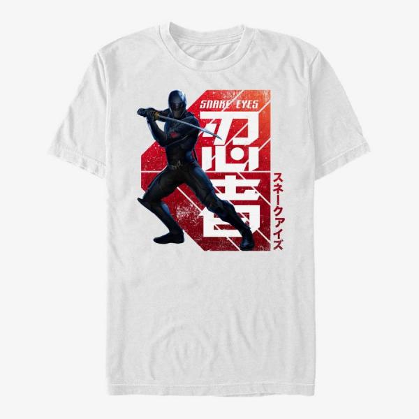 Tričko Merch Hasbro Vault Snake Eyes - Ready for Battle Unisex T-Shirt White S