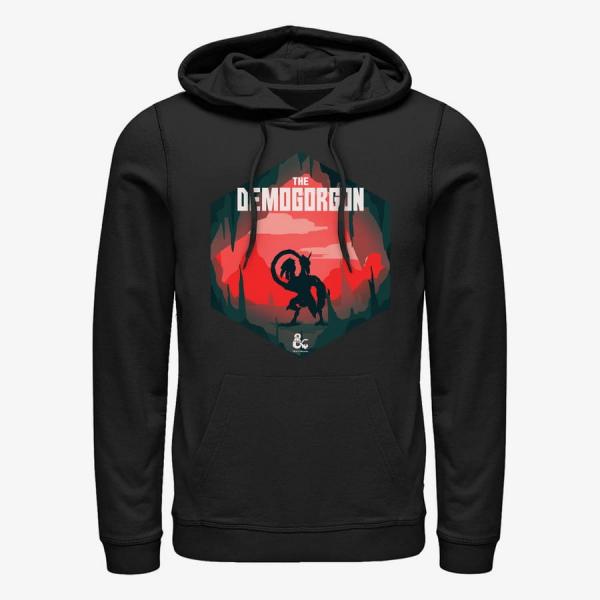 Mikina Merch Dungeons & Dragons - The Demogorgan Hexagon Unisex Hoodie Black L