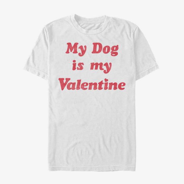 Queens Disney Classics Mickey Classic - LOVE MY DOG Unisex T-Shirt White
