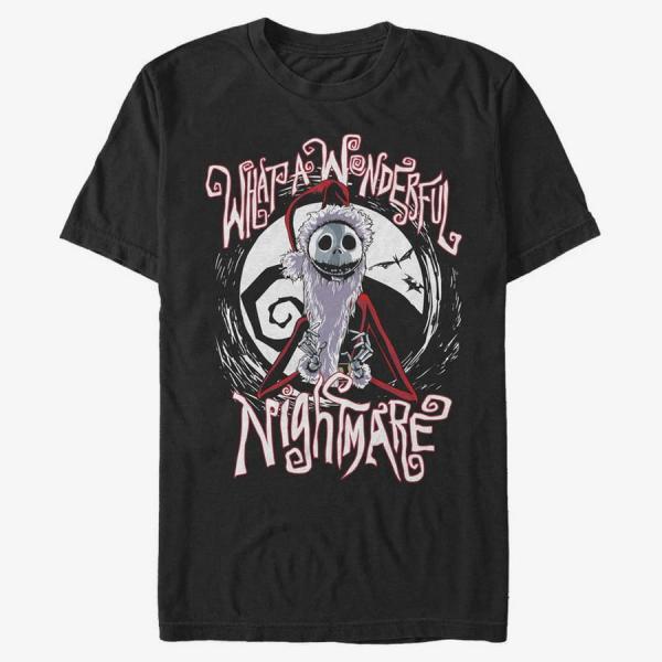 Queens Disney Classics Nightmare Before Christmas - Santa Jack Unisex T-Shirt Black