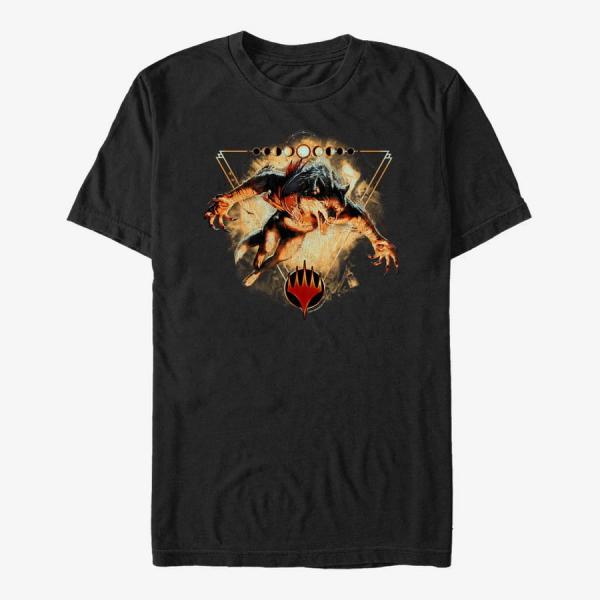 Tričko Merch Magic: The Gathering - Werewolf Occulture Unisex T-Shirt Black S