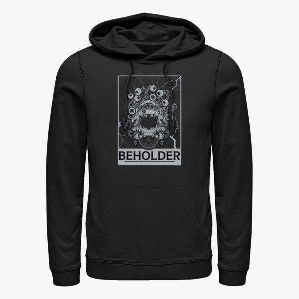 Queens Dungeons & Dragons - Beholder TarotCard Unisex Hoodie Black
