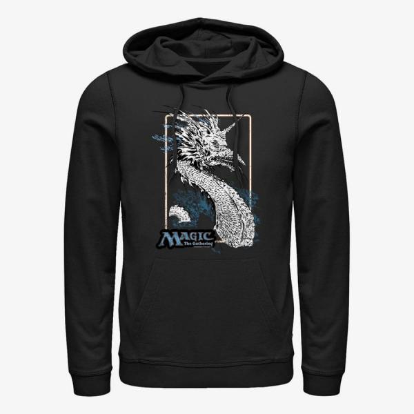 Mikina Merch Magic: The Gathering - Sea Dragon Unisex Hoodie Black M