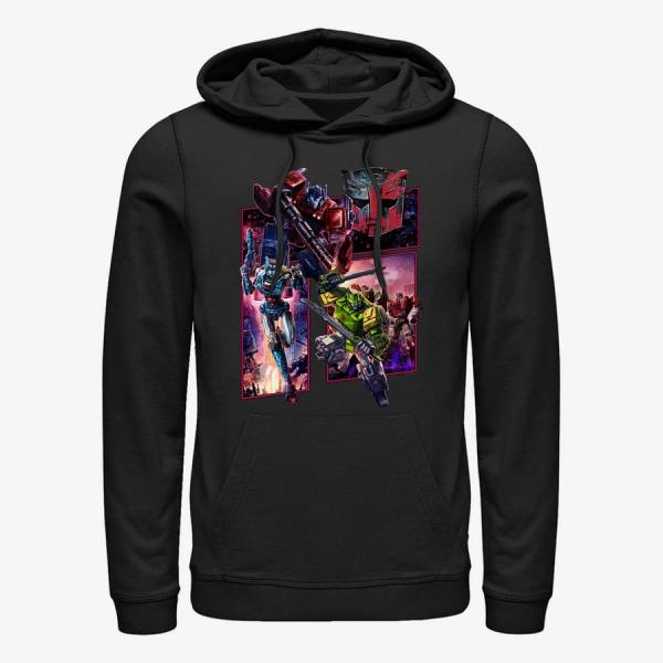 Mikina Merch Hasbro Transformers - AUTOBOT BOXUP Unisex Hoodie Black S