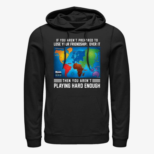 Queens Hasbro Risk - Risky Meme Unisex Hoodie Black