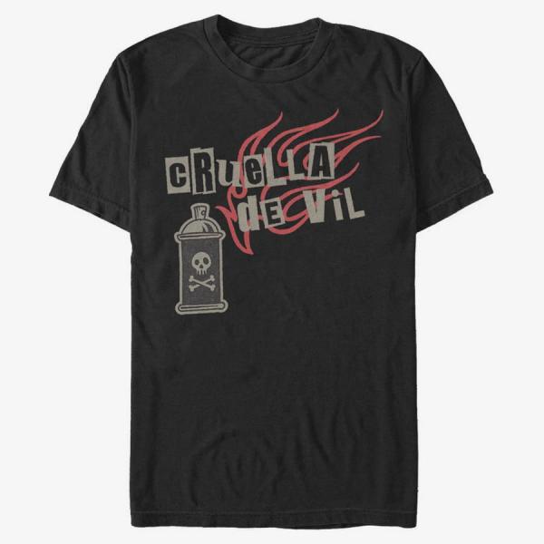 Tričko Merch Disney Classics DNCA - Spray Fire Unisex T-Shirt Black XL