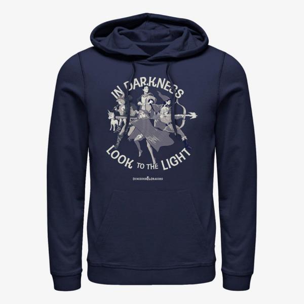 Mikina Merch Dungeons & Dragons - To The Light Unisex Hoodie Navy Blue M