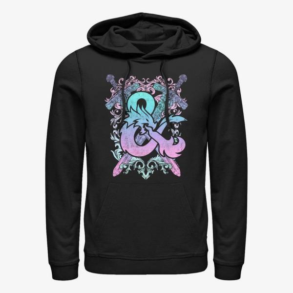 Mikina Merch Dungeons & Dragons - Pastel Playable Unisex Hoodie Black S
