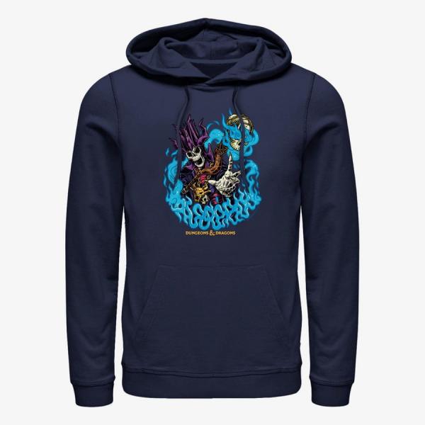 Mikina Merch Dungeons & Dragons - Acererak Logo Unisex Hoodie Navy Blue XXL