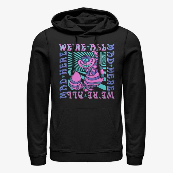 Mikina Merch Disney Classics Alice In Wonderland - Mad Here Trip Unisex Hoodie Black S