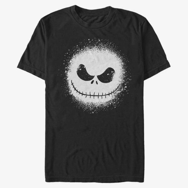 Queens Disney Classics Nightmare Before Christmas - Jack Splatter Unisex T-Shirt Black
