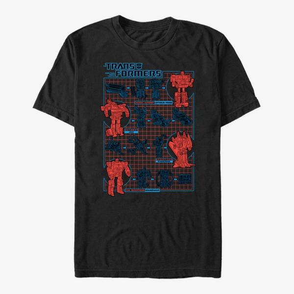 Queens Hasbro Vault Transformers - How to Transform Unisex T-Shirt Black