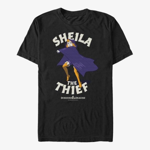 Tričko Merch Dungeons & Dragons - Sheila Thief Unisex T-Shirt Black M