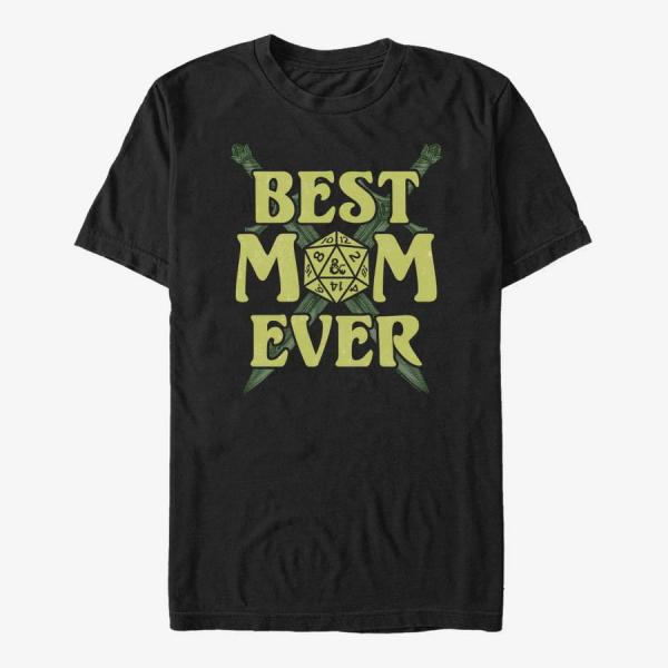 Queens Dungeons & Dragons - Best Mom Ever Unisex T-Shirt Black